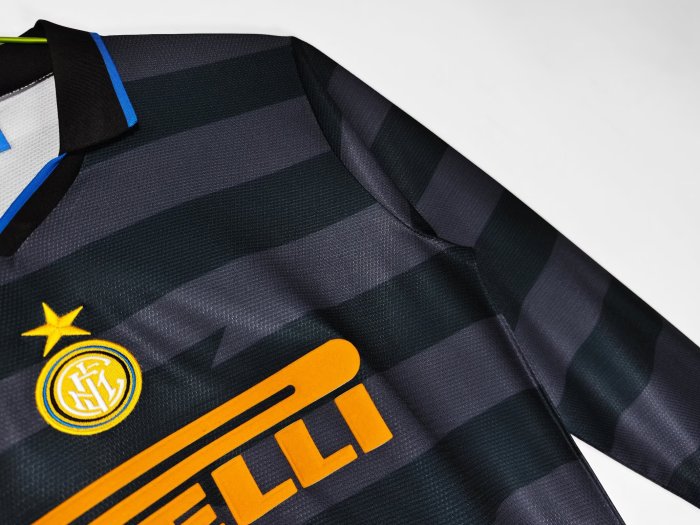 1997-1998 Inter Milan  Long Sleeve Retro Soccer Jersey