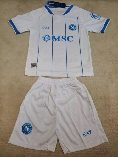 26-27 Napoli Away Kids Soccer Jersey