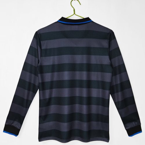 1997-1998 Inter Milan  Long Sleeve Retro Soccer Jersey