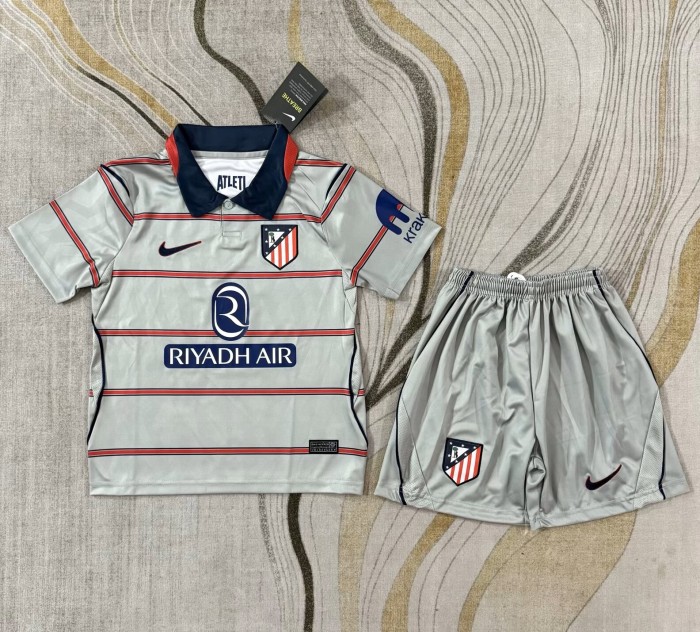 26-27 Atlético Madrid Third Kids Soccer Jersey