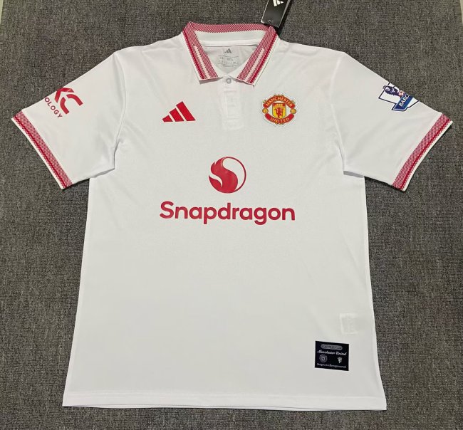 26-27 Manchester United White Special Edition Fans Soccer Jersey