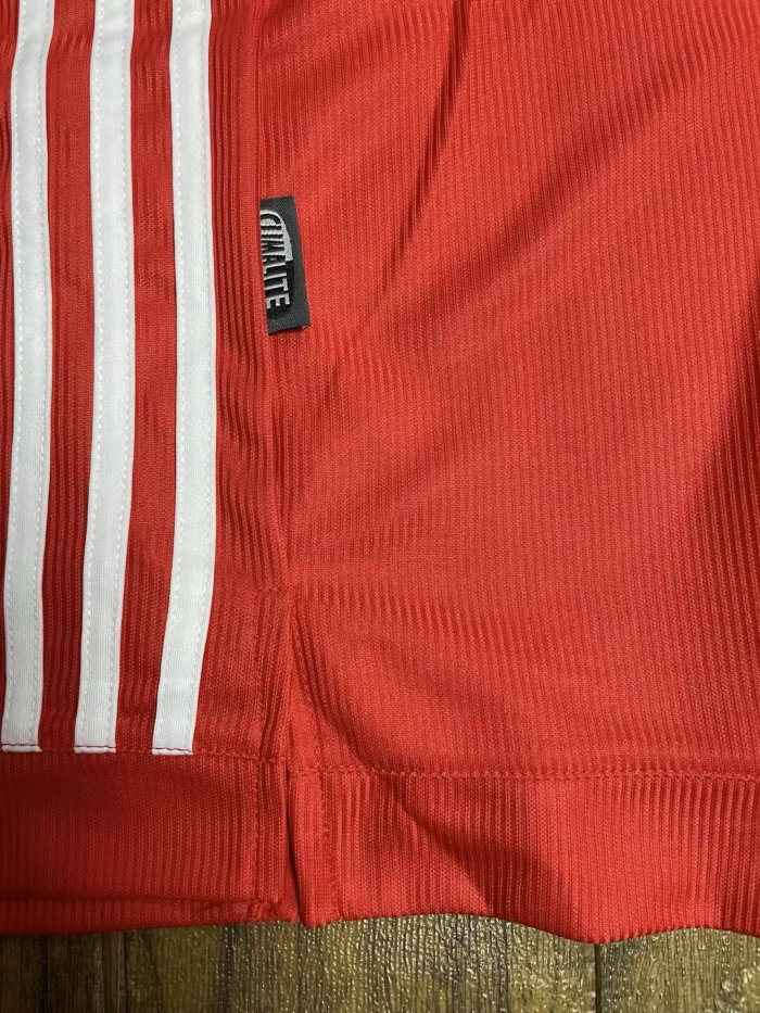 2002 China Red Retro Shorts Pants