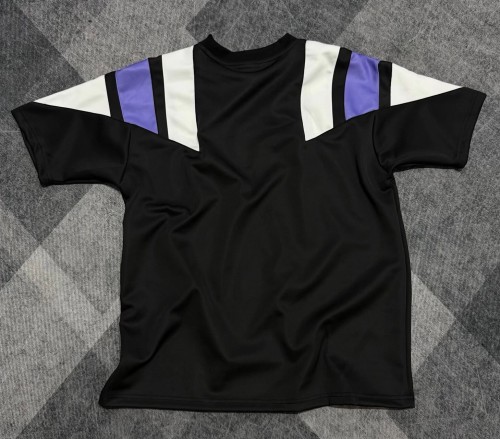 26-27 Real Madrid Black Short sleeves Loose And Thickened Hoody