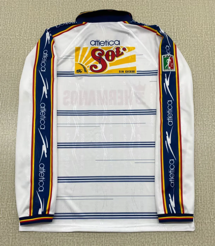 1999-2000 Morelia Away Long Sleeve Fans Soccer Jersey