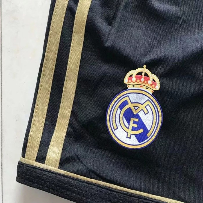 2011-2012 Real Madrid Black Retro Shorts Pants