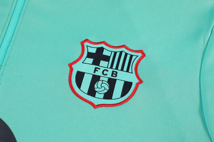 26-27 Barcelona High Quality Kids Half Pull Tracksuit