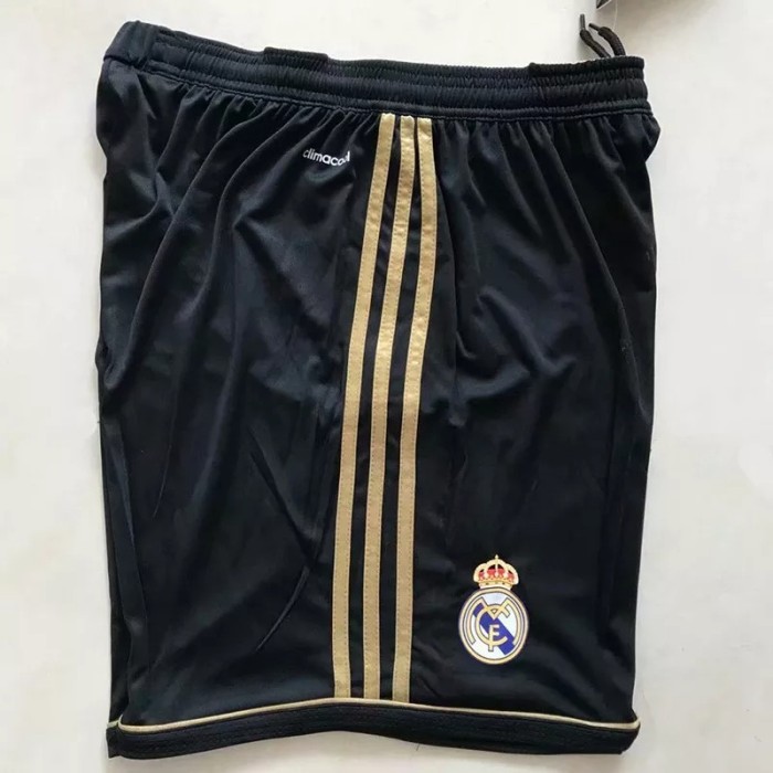 2011-2012 Real Madrid Black Retro Shorts Pants