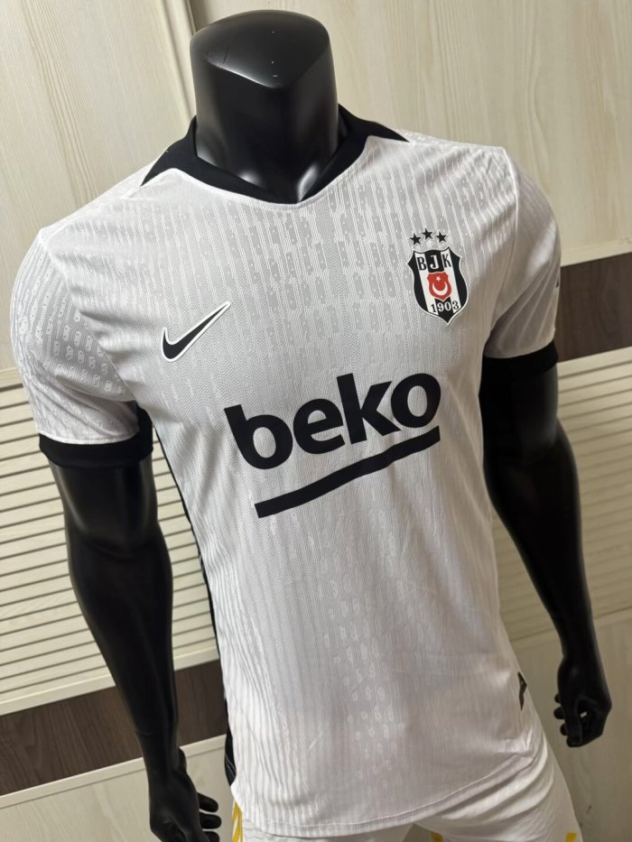26-27 Besiktas Home Player Version Soccer Jersey