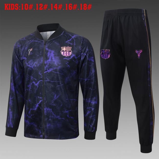 26-27 Barcelona High Quality Kids Jacket Tracksuit