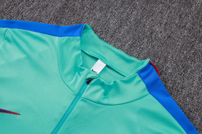 26-27 Barcelona High Quality Half Pull Tracksuit