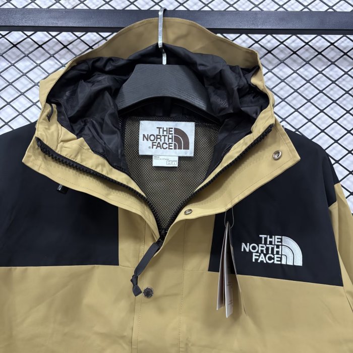 2026 TNF Yellow New Pattern Embroidered Windbreaker