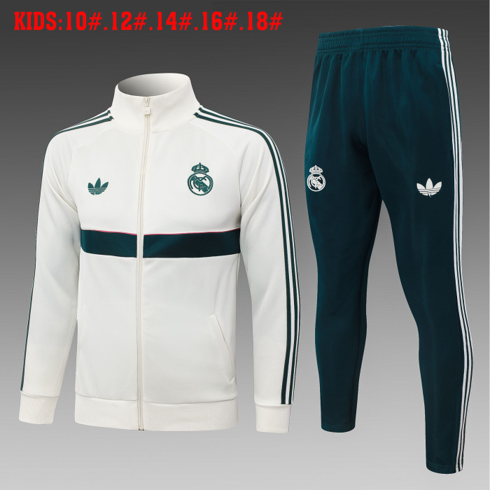 26-27 Real Madrid High Quality Kids Jacket Tracksuit