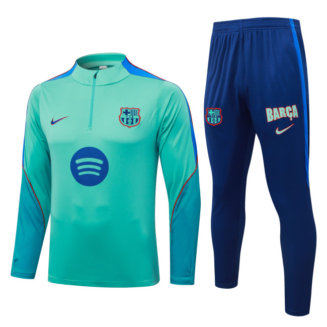 26-27 Barcelona High Quality Half Pull Tracksuit