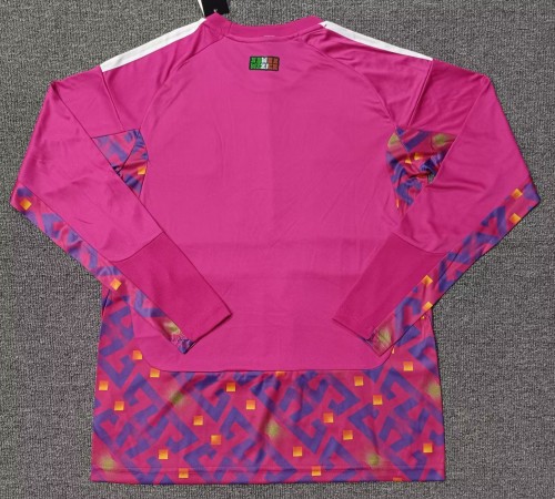 25-26 Mexico Goalkeeper Long Sleeve Fans Soccer Jersey (长袖)
