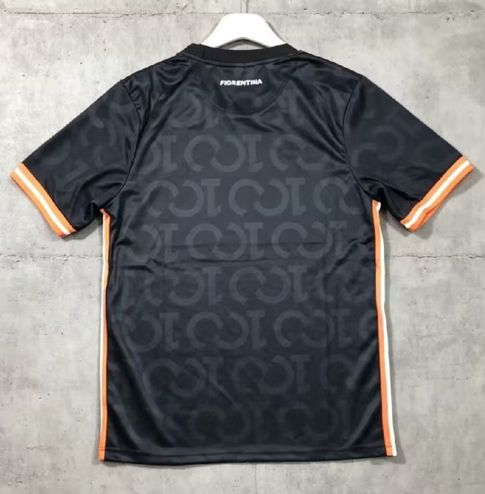26-27 Fiorentina Black 100th Anniversary Edition Fans Soccer Jersey