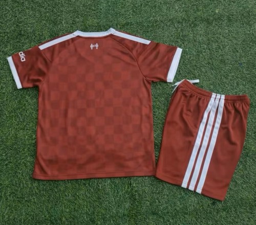 27-28 Liverpool Home Kids Soccer Jersey