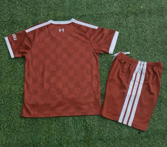 27-28 Liverpool Home Kids Soccer Jersey