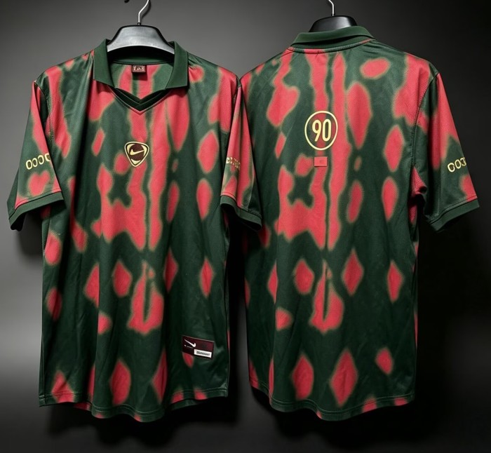 26-27 Morocco Red Black Joint Edition Training shirts