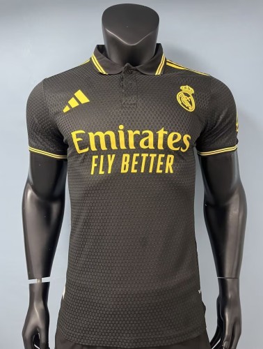 26-27 Real Madrid Black Special Edition Player Version Soccer Jersey