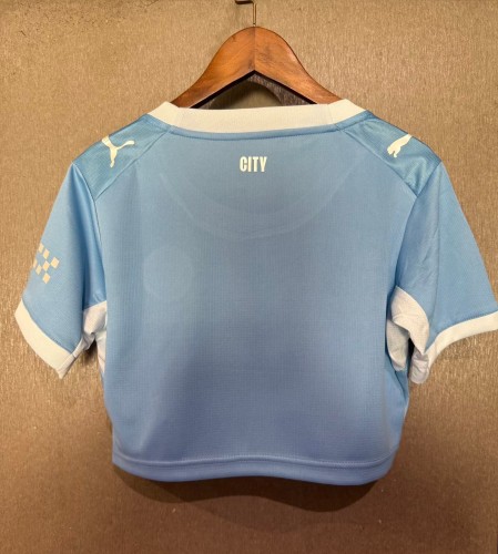 26-27 Manchester City Home Women Cheerleading Short-sleeved (女)