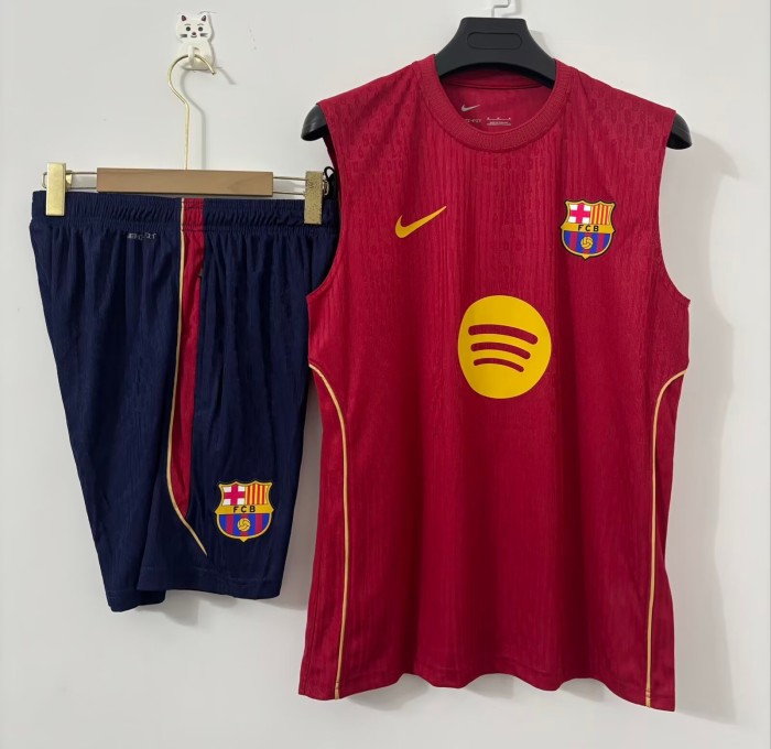 26-27 Barcelona High Quality Tank Top And Shorts Suit