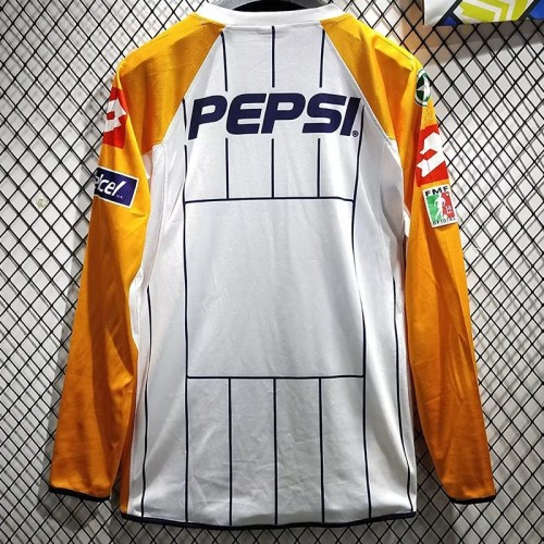 2003-2004 Pumas UNAM Home Long Sleeve Retro Soccer Jersey