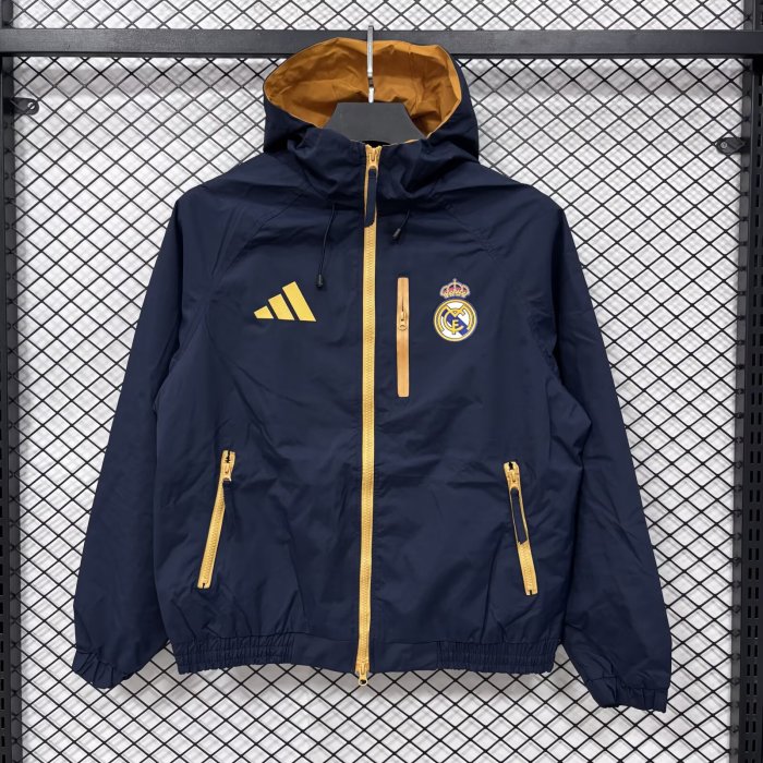 26-27 Real Madrid New Pattern Windbreaker