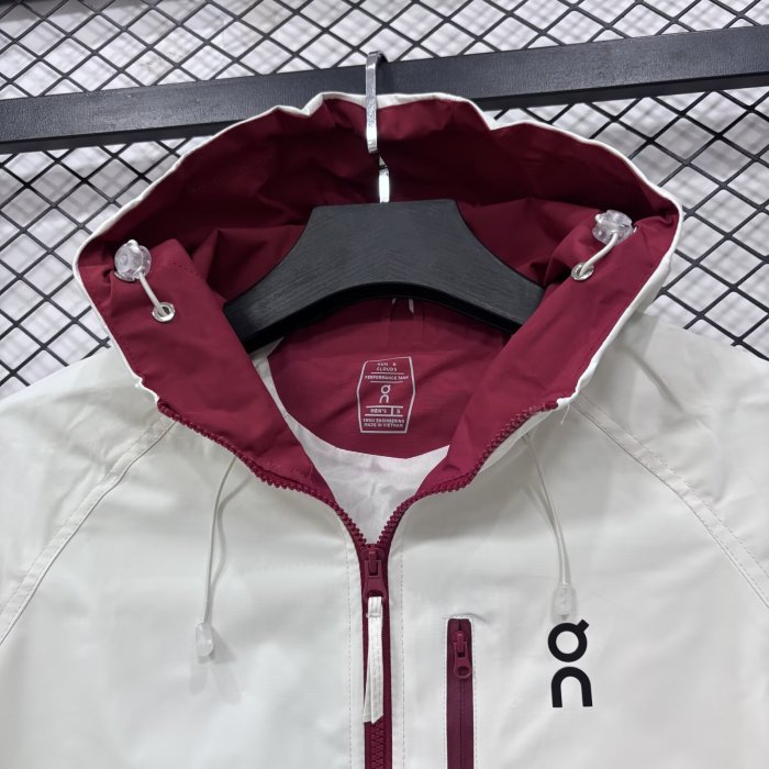 2026 ON White Windbreaker