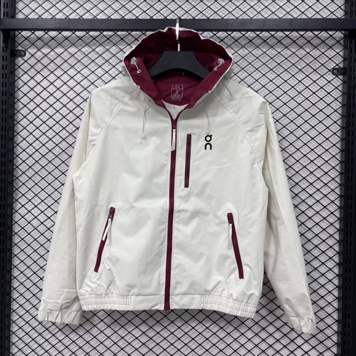 2026 ON White Windbreaker