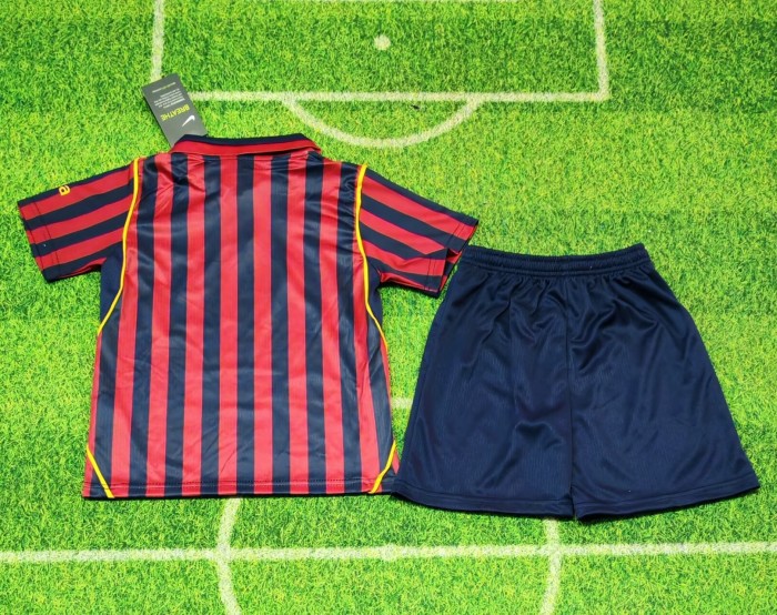 27-28 Barcelona Home Kids Soccer Jersey