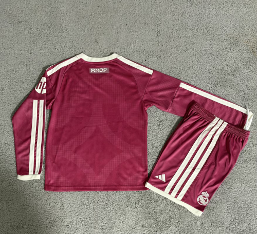 26-27 Real Madrid Third Long Sleeve Kids Soccer Jersey (长袖)