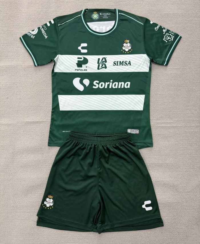 26-27 Santos Laguna Home Adult Suit