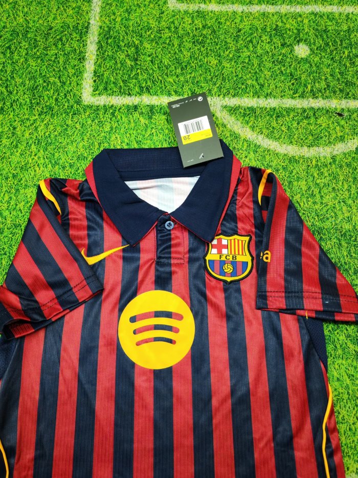 27-28 Barcelona Home Kids Soccer Jersey
