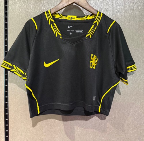 26-27 Chelsea Away Women Cheerleading Short-sleeved (女)