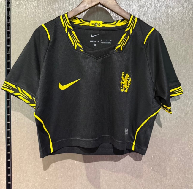 26-27 Chelsea Away Women Cheerleading Short-sleeved (女)