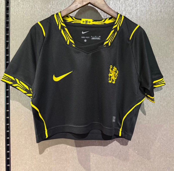26-27 Chelsea Away Women Cheerleading Short-sleeved (女)