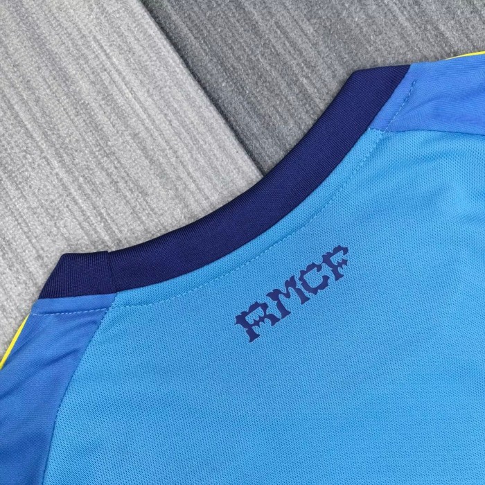 26-27 Real Madrid Blue Goalkeeper Fans Soccer Jersey