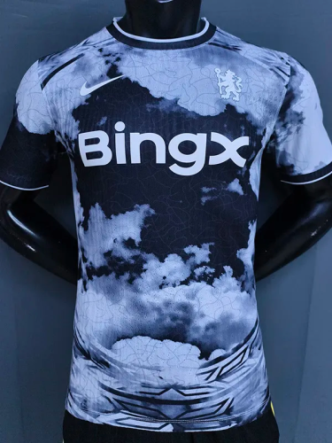 26-27 Chelsea Black White Player Version Training shirts