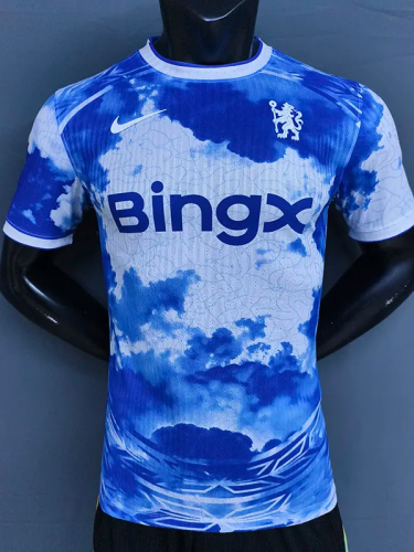 26-27 Chelsea Blue White Player Version Training shirts