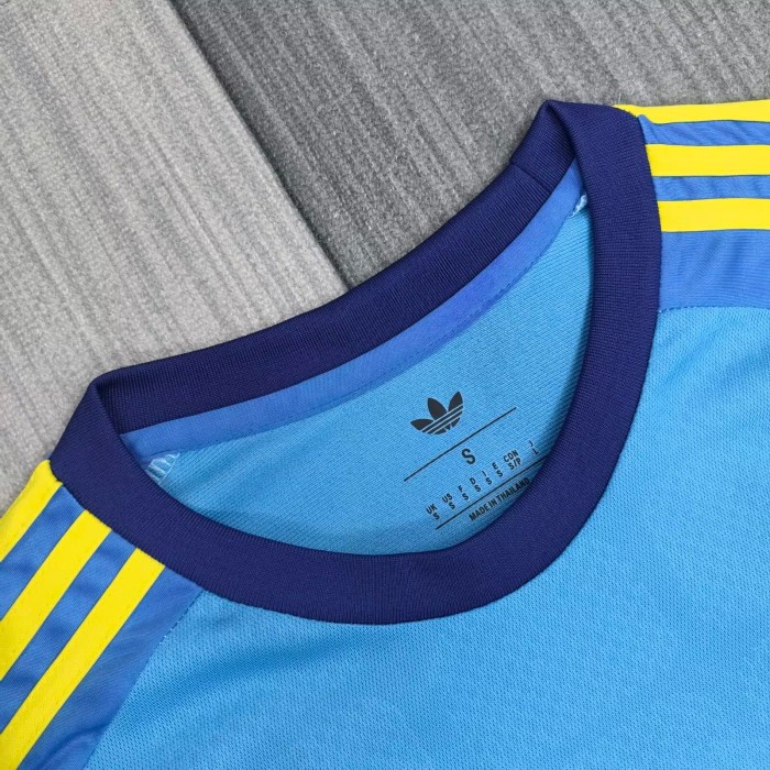 26-27 Real Madrid Blue Goalkeeper Fans Soccer Jersey