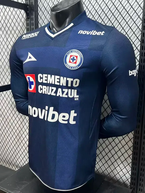 26-27 Cruz Azul Third Long Sleeve Player Version Soccer Jersey*长袖球员