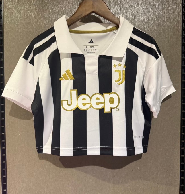 26-27 Juventus Home Women Cheerleading Short-sleeved (女)