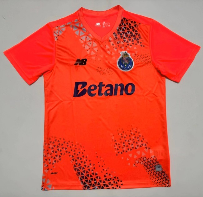 26-27 Porto Orange Goalkeeper Fans Soccer Jersey