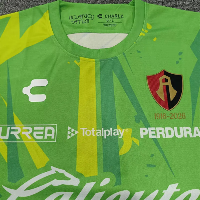 26-27 Atlas Green Goalkeeper Soccer Jersey