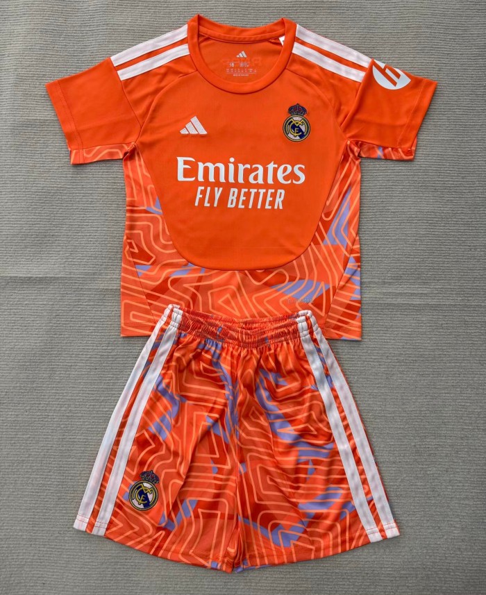 26-27 RMA Orange GoalKeeper Adult Suit