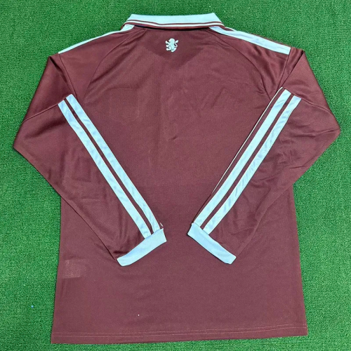 26-27 Aston Villa Home Long Sleeve Fans Soccer Jersey (长袖)
