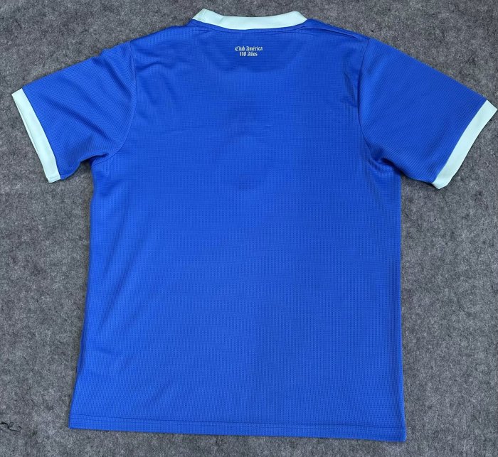 26-27 Club America Blue 110th Anniversary Edition Fans Soccer Jersey