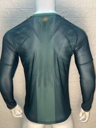 26-27 Argentina Green Messi Farewell Match Long Sleeve Player Version Soccer Jersey*长袖球员