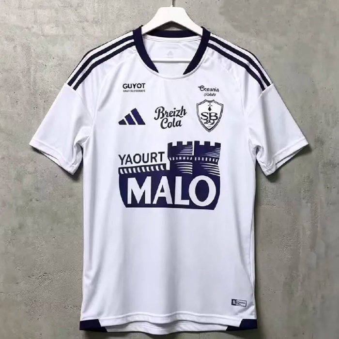 26-27 Stade Brestois Away Fans Soccer Jersey