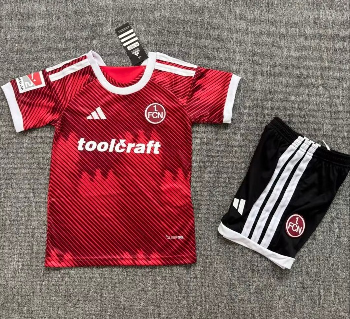 26-27 Nurnberg Home Kids Soccer Jersey